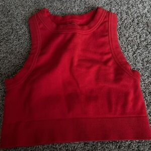 Aerie Red Crop Top